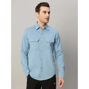 Men's TechFlex Cargo Shirt - Dusk Blue