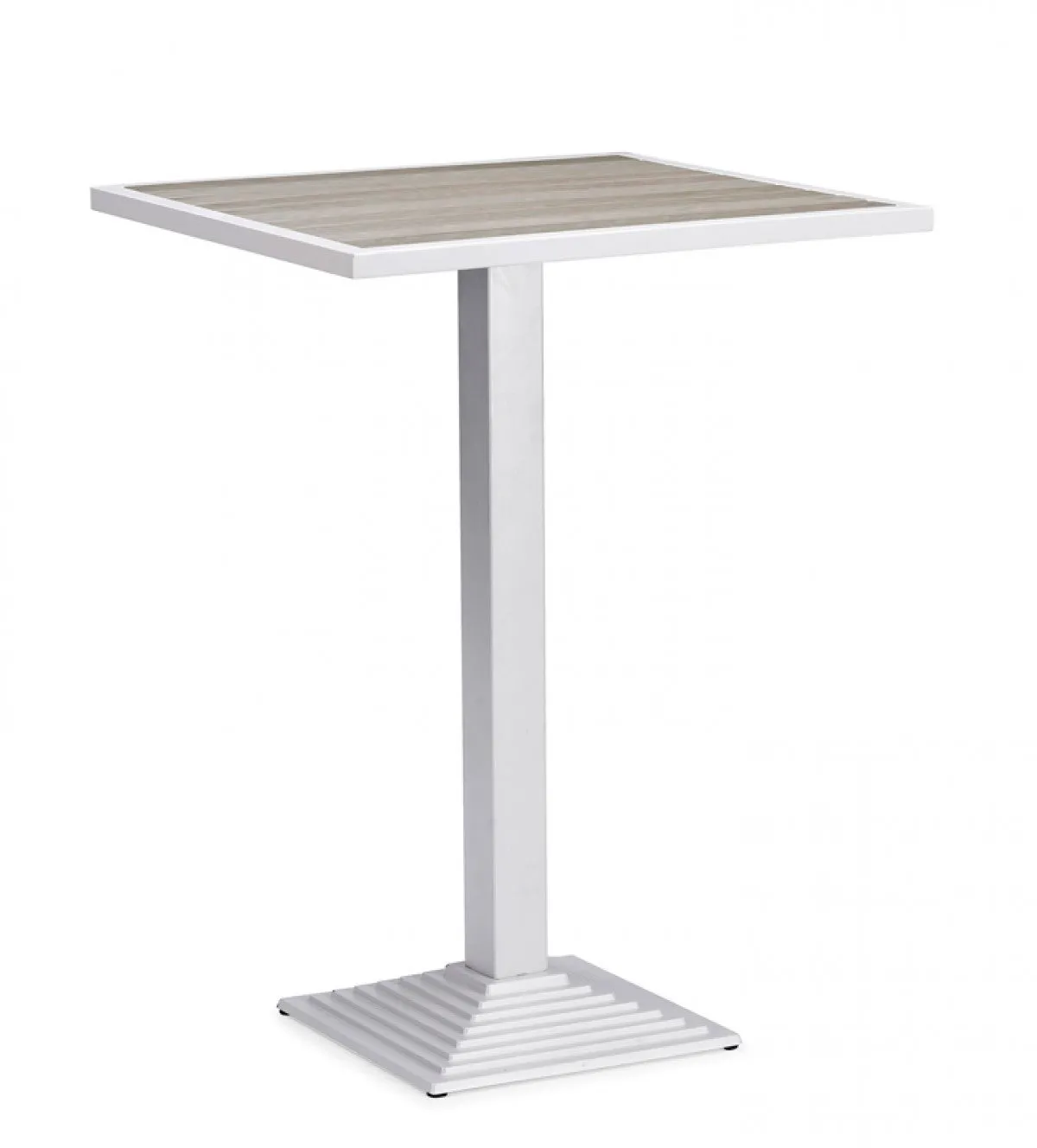 Modern White And Gray Outdoor Bar 3 Piece-Set